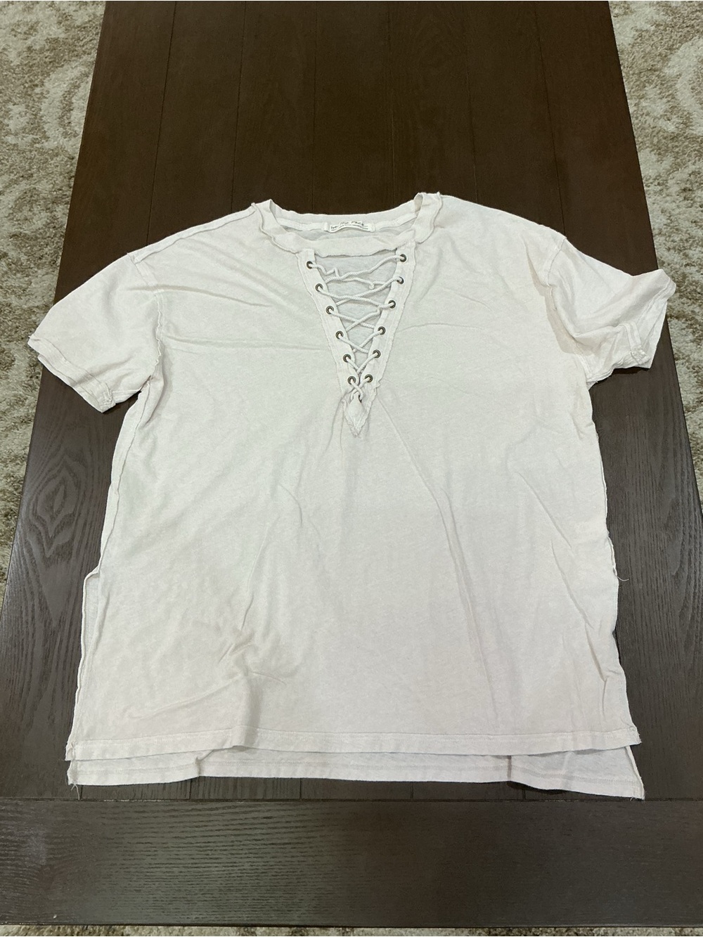 Free People We The Free Lace Up Shirt